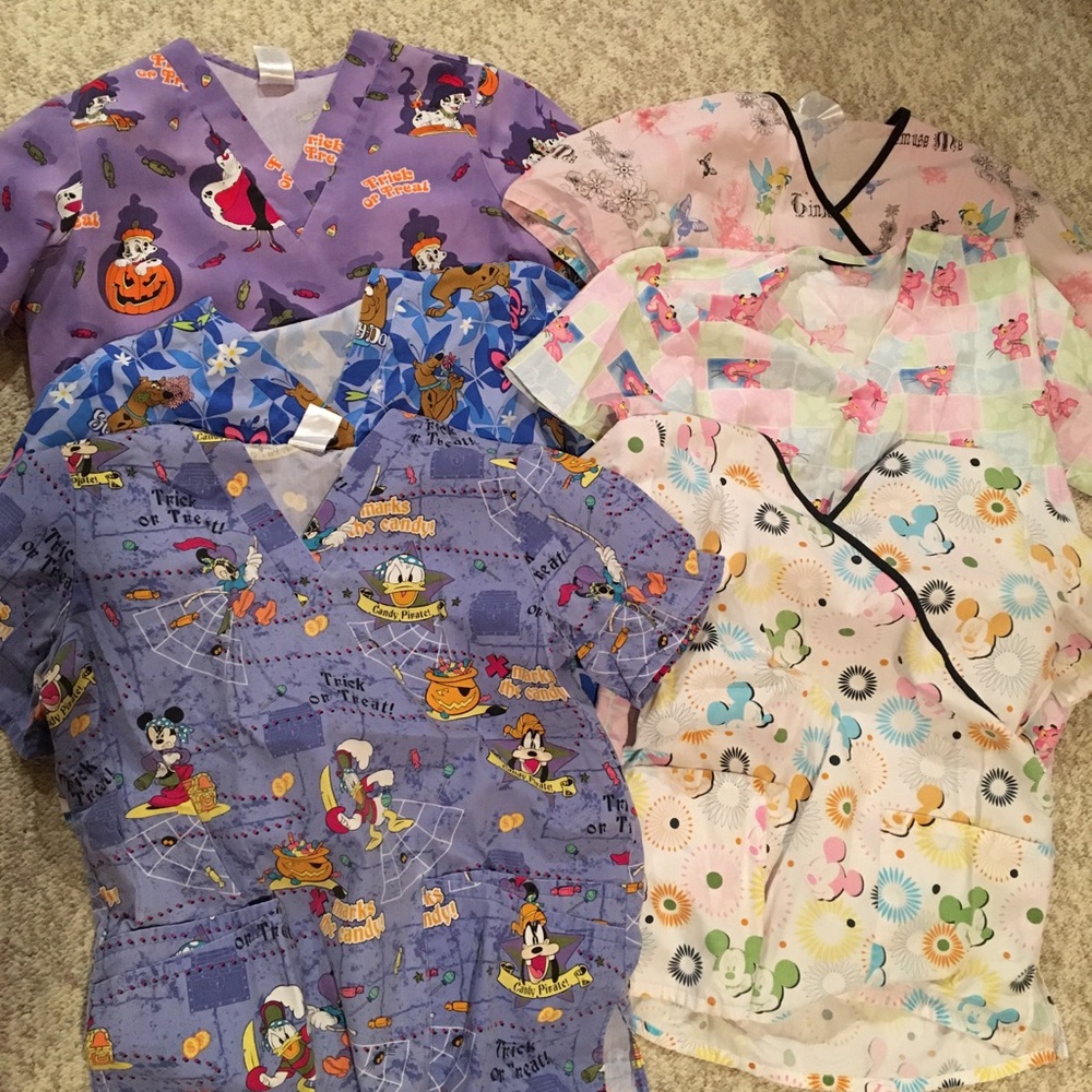 Scrub tops